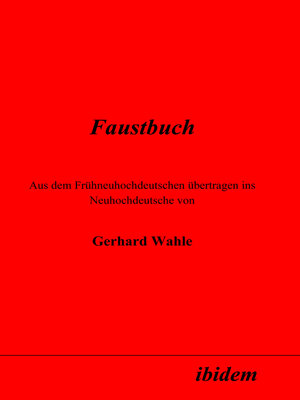 cover image of Faustbuch